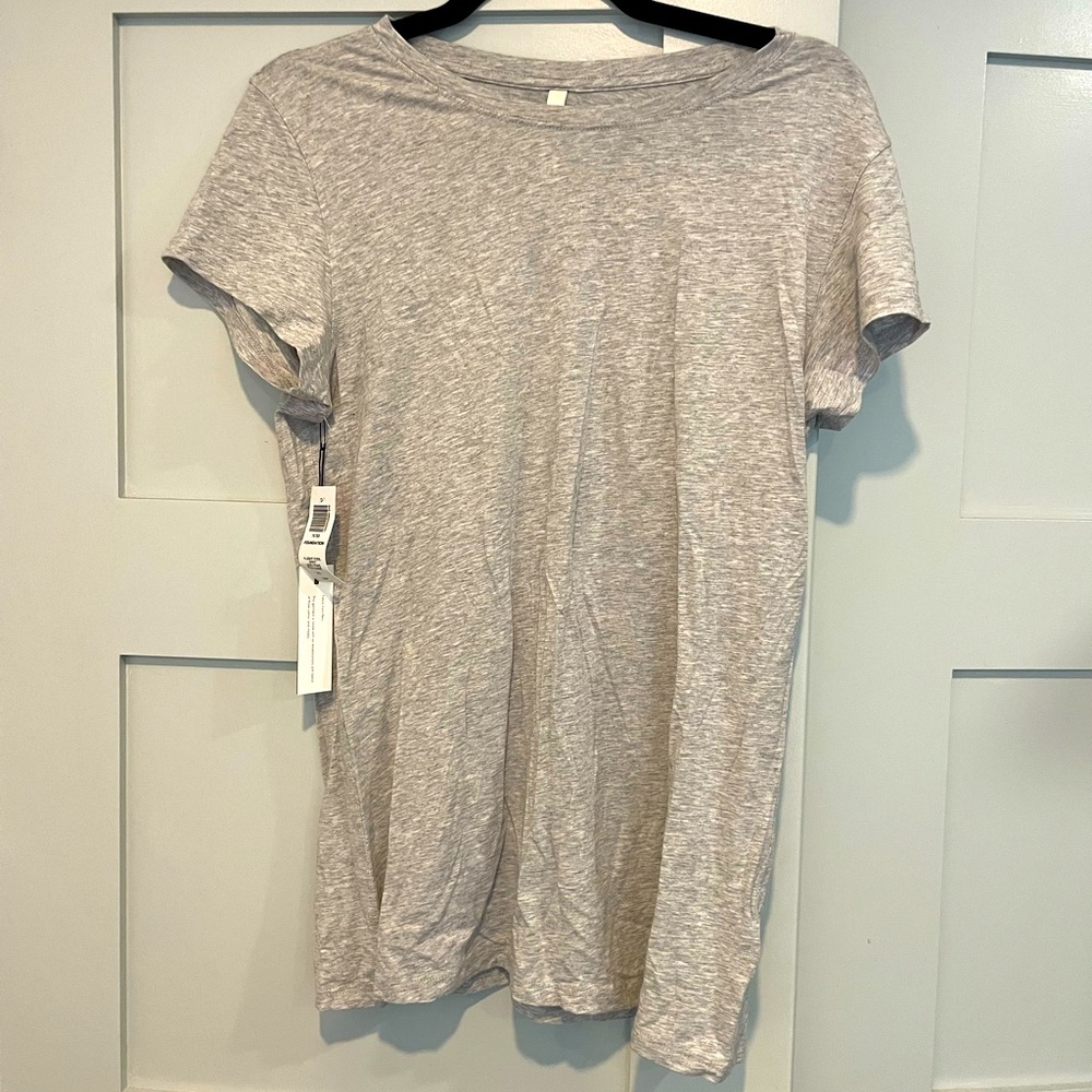 The Group by Babaton gray t-shirt.